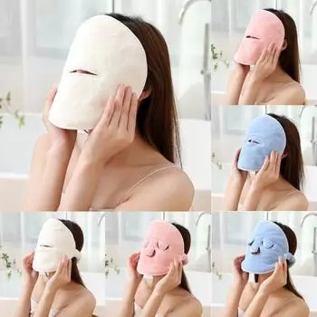 Специальное полотенце для лица с отпаривателем Быстросохнущее, устойчивое к усадке Широкое применение Снимает раздражение Полотенце для лица для увлажнения B белый