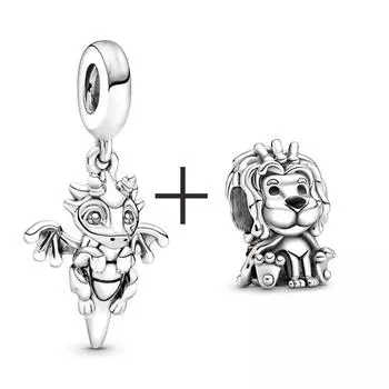 Специальное предложение, 2 шт., бусины в виде британского льва, коалы, орла, подходят для оригинального браслета-подвески «сделай сам», ожерелье для женщин, мужчин, детей, ювелирные аксессуары