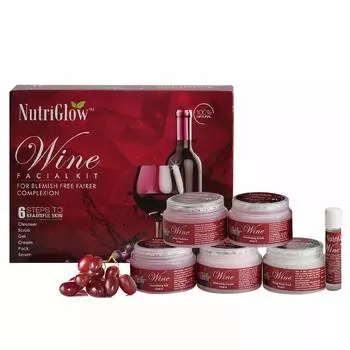Специальное предложение для салона Like Glow с набором для очистки лица NutriGlow Wine