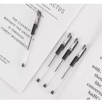 Специальные чернила гелевые черные студенческие черные чернила гелевая ручка нейтральная ручка канцелярские принадлежности 0,5 мм 14.5cm