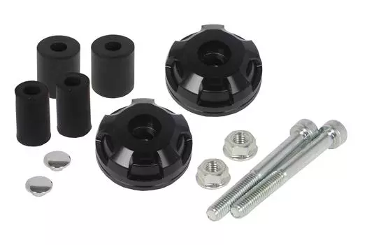 Специальные детали Takegawa 2-х компонентный наконечник руля общего назначения черный/черный 06-01-0379