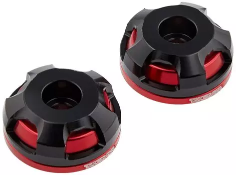 Специальные детали Takegawa 2-х компонентный наконечник руля GROM Cross Cub Dio110 Zoomer X Lead 125 Dunk Tact Giorno красный/черный MSX125/SF FORZA-S PCX125/150