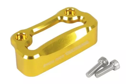 Специальные детали Takegawa Алюминиевая фрезерованная защита главного цилиндра Золотая Универсальная (APE50/APE100/GROM/Z125PRO/NINJA250R и т. д.) 06-08-3033 золотой