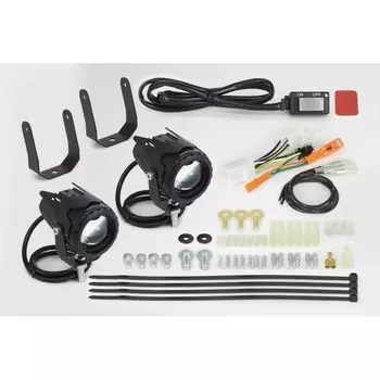 Специальные детали TAKEGAWA Комплект светодиодных противотуманных фар из 2 штук для автомобилей, оснащенных бампером SP Takegawa CT125 (линия реза/10 Вт) (Я55/Я65) 05-08-0622