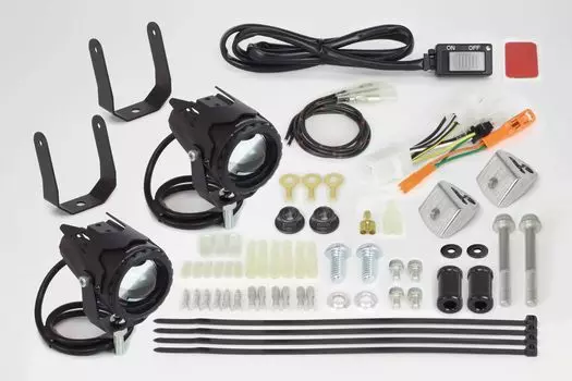 Специальные детали TAKEGAWA комплект светодиодных противотуманных фар 2 шт. для обычных автомобилей CT125 (линия реза/10 Вт) (Я55/Я65) 05-08-0635 белый