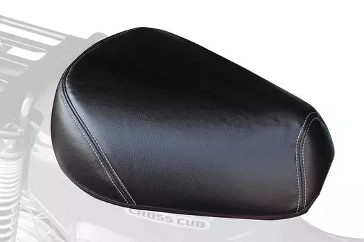 Специальные детали Takegawa Подушка Чехол для сиденья Черный Белый Стежок Cross Cub 50 Обивка/Двойная (АА06) 09-11-0181