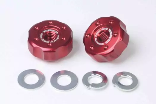 Специальные детали Takegawa SP Takegawa приводная цепь регулировочная гайка Red Ducks Cub (ТАКЕГАВА) 125/CT125/Monkey/Super и т.д.. 06-03-0018 красный