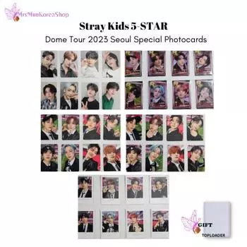 Специальные фотокарточки тура Stray Kids 5-STAR Dome Tour 2023 в Сеуле