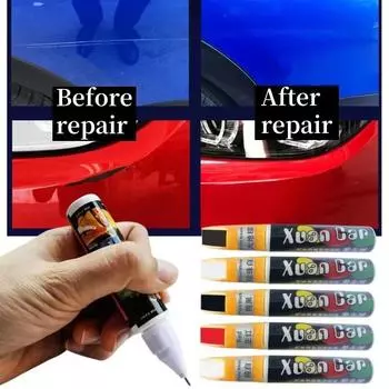 Специальные карандаши для покраски автомобилей Инструменты для ремонта царапин Черно-белые царапины на кузове Пятна краски Уход за лакокрасочным покрытием Универсальные автомобильные аксессуары белый