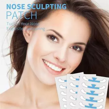 Специальные косплейные полоски для носа, уменьшающиеся крылья для носа, маленький нос, узкий тонкий нос, невидимая красота, уменьшающиеся наклейки для крыльев для носа