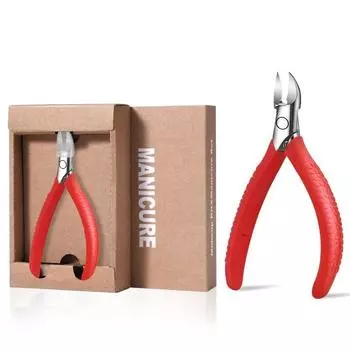 Специальные кусачки для ногтей для паза для ногтей, набор кусачек для ногтей с орлиным клювом, набор для украшения ногтей, бытовой нож для педикюра, инструмент красный