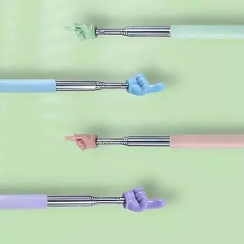 Специальные школьные принадлежности для учителей для занятий в классе, выдвижная нержавеющая сталь, указатель для обучения чтению с пальца, дизайн