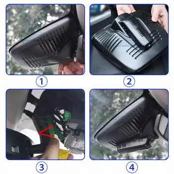 Специальный автомобильный видеорегистратор Wifi 4K Dash Cam Camera Video Recorder Original для Volvo XC60 High Configuration 2012 2013 2014 2015 2016 2017 None