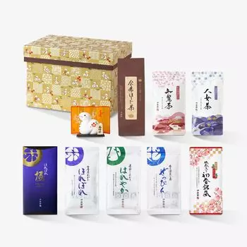 Специальный чай Итоэн 8 видов чая зодиакальный японский счастливый мешок [Официальный магазин] [Счастливая коробка] + фигурки, Хореборе, Зеппин, Хареяка, Сенча, чай,