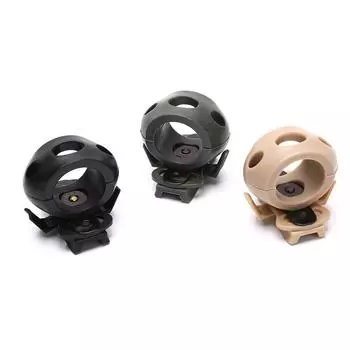 Специальный фонарь для шлема, тактический зажим для шлема, держатель для велосипедного фонаря чёрный