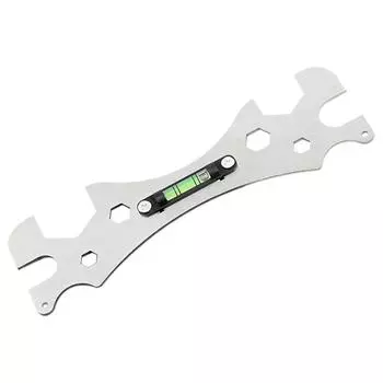 Специальный гаечный ключ многофункциональный с уровнем легкие принадлежности для кухни/ванной комнаты