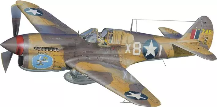Специальный хобби Американский истребитель Curtiss Warhawk Operation Torch Пластиковая модель SH72493 1/72 P-40F/L