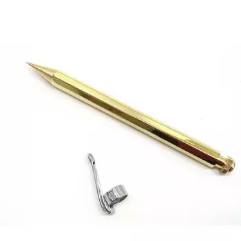 Специальный карандаш KAWECO SPECIAL из латуни. Классический дизайн на тонком [с зажимом] [0,7 мм] корпусе!