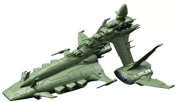 Специальный мобильный доспех Cosmo Fleet Gundam THE ORIGIN Musai модифицированная Валькирия примерно 19 см ПВХ окрашенная готовая фигурка зелёный