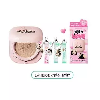Специальный набор LANEIGE Neo Cushion Glow, 2 предмета [LANEIGE X BAO FAMILY] P000DUMT - 21N Beige