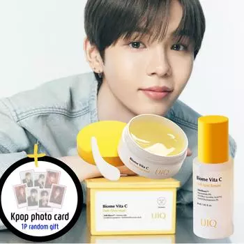 * Специальный набор RIIZE UIQ Biome Vita C / сыворотка + ежедневная тканевая маска + патчи для глаз