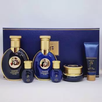 Специальный набор The History of Whoo Gongjinhyang Kun Ja Yang для мужчин, антивозрастной, увлажняющий, KBeauty, корейская косметика, пробник