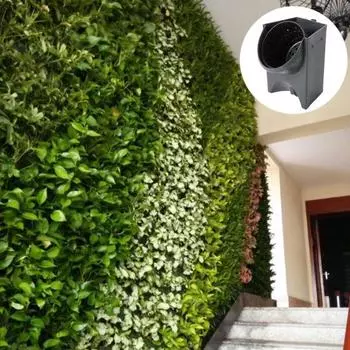 Специальный пластиковый цветочный горшок без запаха, настенный подвесной кашпо, вертикальный мешок для растений для садоводства чёрный