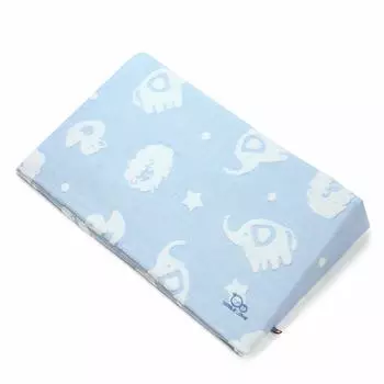 Специальный подарок для специального Подушка для сна Imabari Towel Подушка для предотвращения появления молочных выделений Подушка SMILELOVE Надежная Сделано в Японии малыш. (Срыгивание младенца) синий