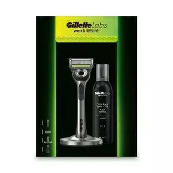 Специальный проект Gillette Labs Глубоко очищающее мыло (Ручка + 1 лезвие + Пена), Корейская мужская популярная косметика Shaver