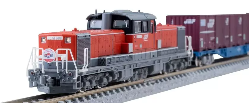 Специальный проект TOMIX N Gauge JR DD51 Type Aichi Engine Freight Train Set 97944 Железнодорожная модель тепловоза Депо/До свидания