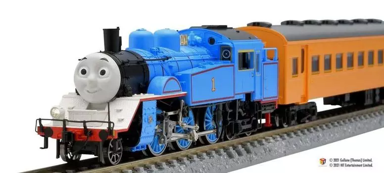 Специальный проект TOMIX N Gauge Oigawa Railway Thomas the Tank Engine Set 9 Cars 97932 Железнодорожная модель паровоза