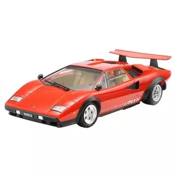 Специальный проектный продукт Tamiya 124 масштаба Lamborghini Countach LP500S (прозрачное покрытие красное тело) пластиковая модель 25419