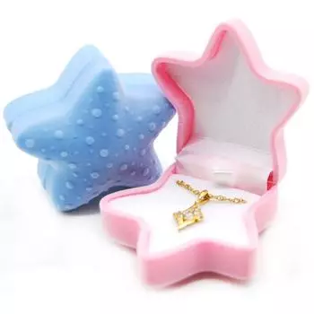 Специальный синий розовый цвет бархатный кулон ожерелье серьги упаковка ювелирных изделий шкатулка для ювелирных изделий кольцо дисплей синий