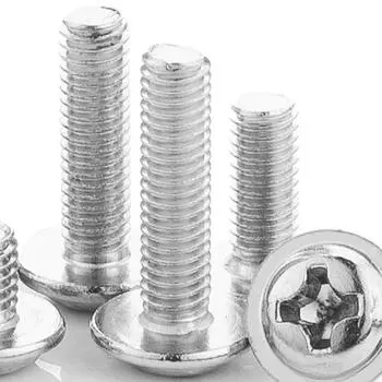 Специальный винт из нержавеющей стали 304 с крестообразной круглой головкой PWM с шайбой и мезонином M2*12*6