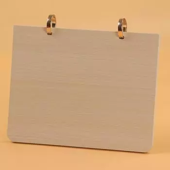 Специальный выпуск многофункционального настольного деревянного календаря с металлическим кольцом и художественной основой