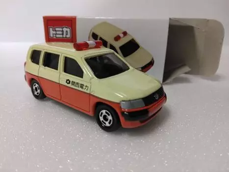 Специальный заказ Tomica Kansai Electric Power, спецификация миникара Toyota Probox, литье под давлением белый