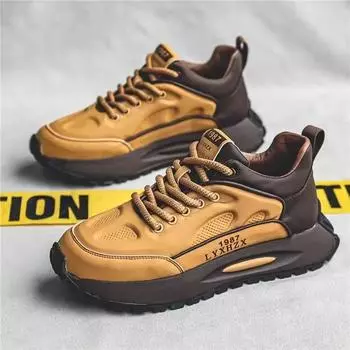 Специальное предложение Мужская обувь Мягкая подошва Удобная спортивная обувь для бега Модная толстая подошва Повседневная обувь для уличной фотографии 39 чёрный