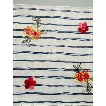 Special Offer Soft and Thin Cotton and Linen Fabric Embroidered Small Size Handkerchief Women s Handkerchief Small Square Towel 26 X26 cm Default