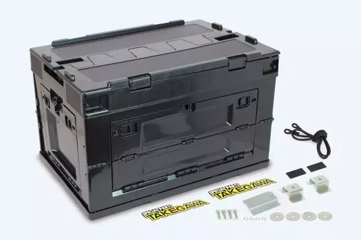 Special parts TAKEGAWA carrier container set 50L black for genuine carrier CT125 (JA55/JA65) 08-01-0190