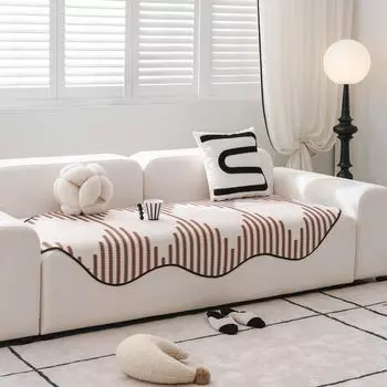 Special-shaped Chenille Sofa Cushion, Non-slip, Four-season Universal Cushion, High-end New Cover, Leather Sofa Cover 90*90cm