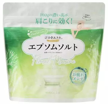 Специализированная соль для ванн с солью Эпсома для салонов красоты с потливостью 1 кг Содержит прекрасные увлажняющие ингредиенты для кожи Сульфат магния Измерение потоотделения