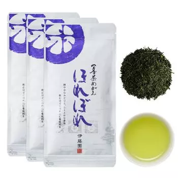 Специализированный магазин Horebore Green Tea 80 г x 3 пакетика Чай Sencha Tea Leaves Сделано в префектуре Кагосима Пакет с застежкой-молнией [Itoen Official]