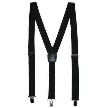 специализированный магазин Подтяжки простые черные sc00002 [Запонки CUFF.JP] (тип клипа) чёрный