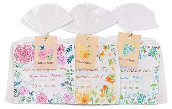 Специализированный магазин японского чая Kikokoro Petit Select Pack 3 вида набор Чайный пакетик Petit подарочный Милый Стильный