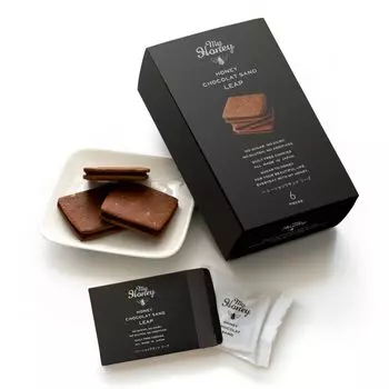 Специализированный магазин сырого меда MY HONEY Honey Chocolat Sandwich LEAP Небольшая коробка, набор из 6 подарочных коробок конфет Подарок Без сахара Без молочных продуктов Без глютена Без чувства вины