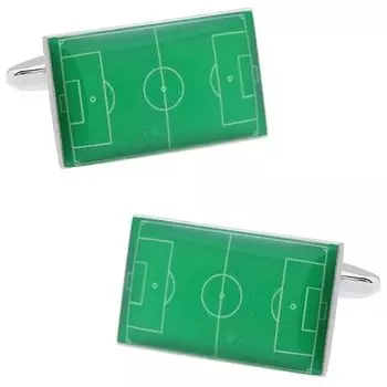 Специализированный магазин запонок CUFF Запонки для футбольного поля Запонки Запонки n00370 зелёный