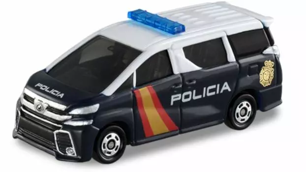 Спецификация AEON Limited Tomica Toyota Vellfire испанской полиции № 51