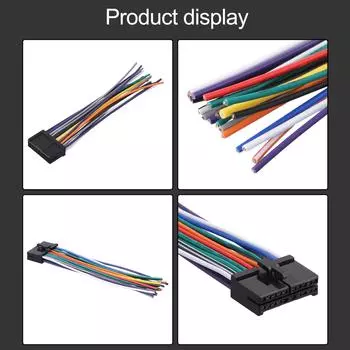 Спецификация Радиопроводка 20pin Подходит для большинства автомобильных радиоприемников T-образный разъем 8-12 В Кабель-адаптер Шнур питания для грузовиков CHINA