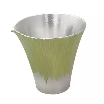 Спецификация желтой подарочной упаковки Osaka Tinware Tin Katakuchi Fuji Mt. серебряный