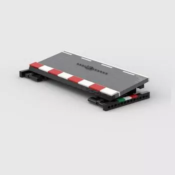 Speed 8 Car Bracket Display Stand Building Blocks Photo Frame for Car SpaceShip Educational Toy for Children Adults Gift